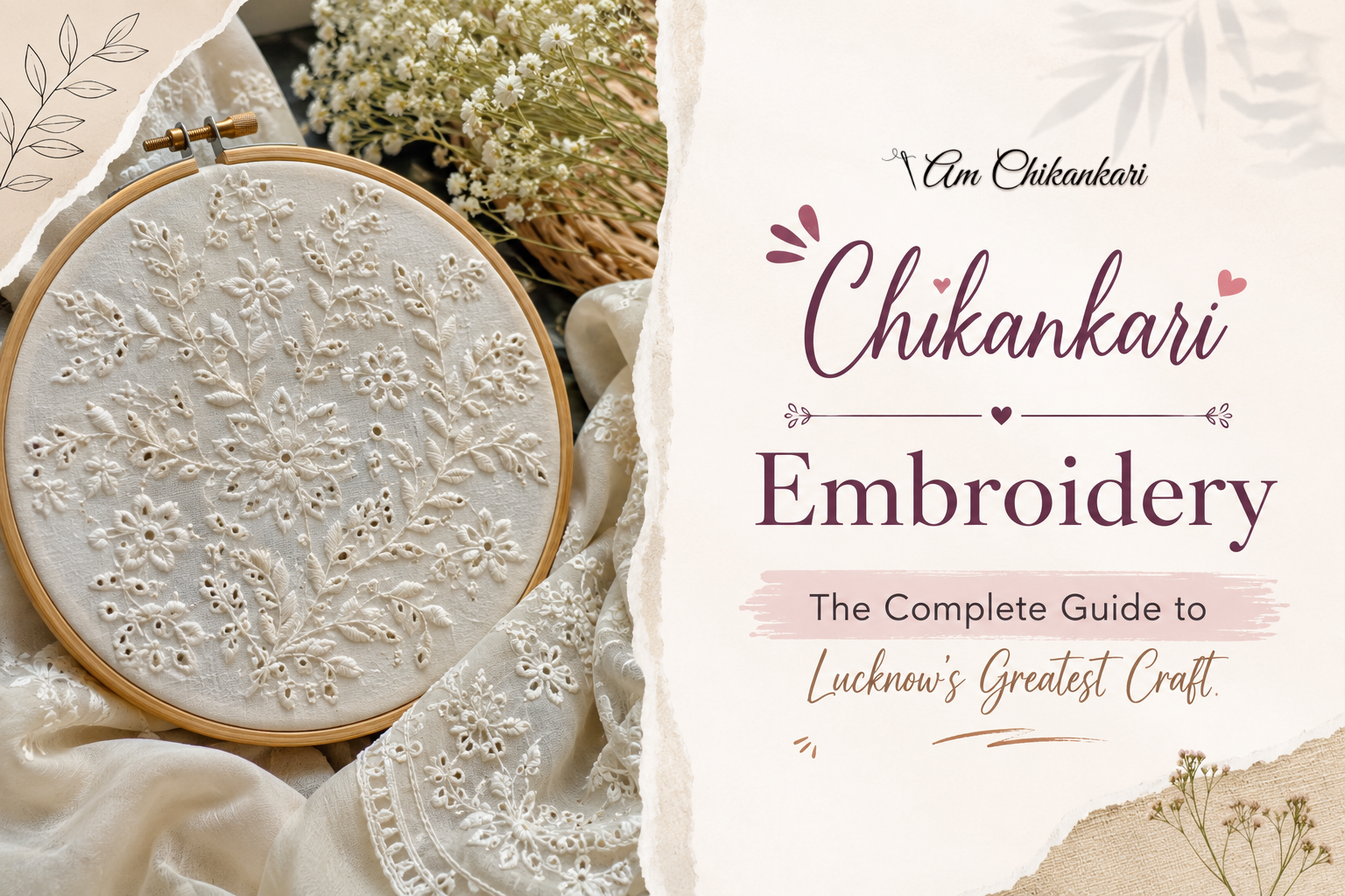 Chikankari Embroidery - The Complete Guide to Lucknow's Greatest Craft